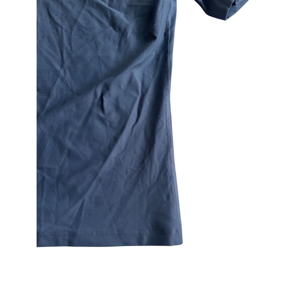 LULULEMON Men's Blue Gray Tech T Shirt Size Medium - Picture 6 of 10